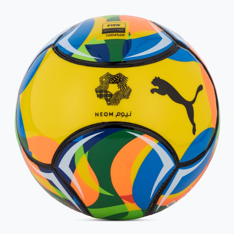 Piłka do piłki nożnej PUMA Beach Football Fifa Quality Pro blazing yellow / multicolor rozmiar 5