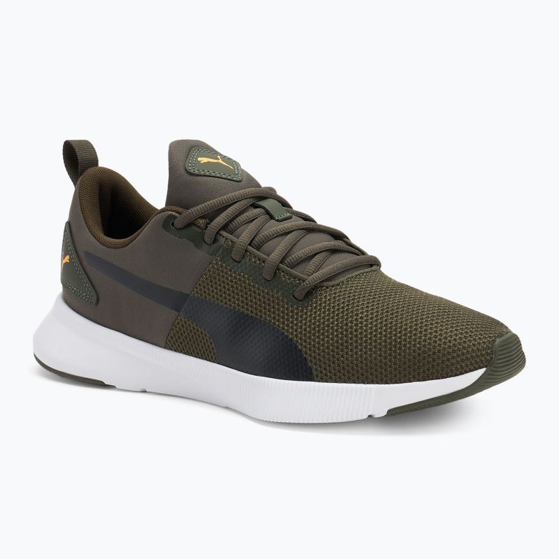 Buty do biegania PUMA Flyer Runner dark olive/puma black/sunset stream