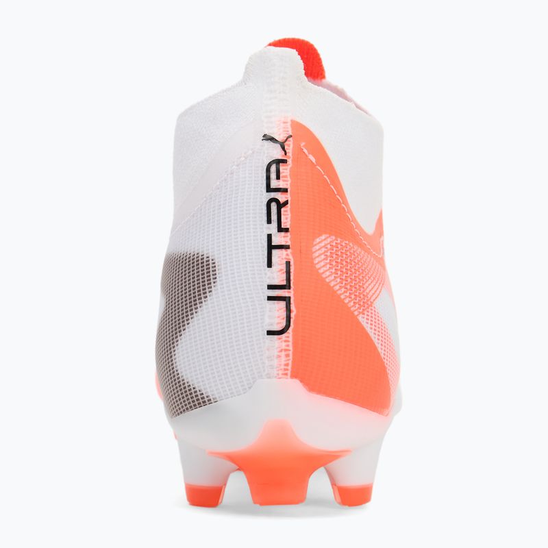 Buty piłkarskie męskie PUMA Ultra 5 Match+ FG/AG puma white/puma black/glowing red 6
