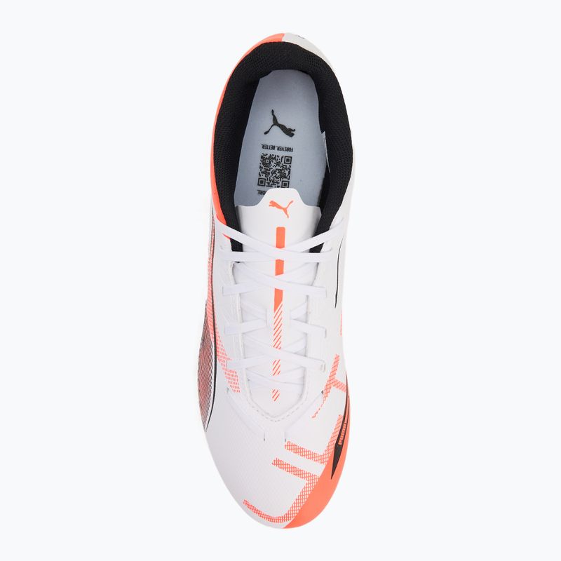 Buty piłkarskie PUMA Ultra 5 Play FG/AG puma white/puma black/glowing red 5