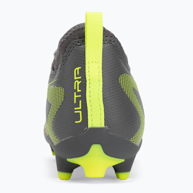 Buty piłkarskie dziecięce PUMA Ultra 5 Match FG/AG Jr matte aged silver/yellow alert/puma aged silver 6