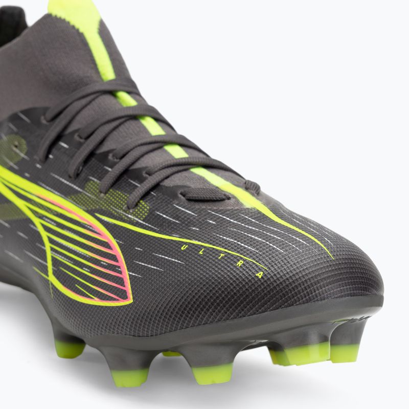 Buty piłkarskie męskie PUMA Ultra 5 Match+ FG/AG matte aged silver/yellow alert/puma aged silver 7