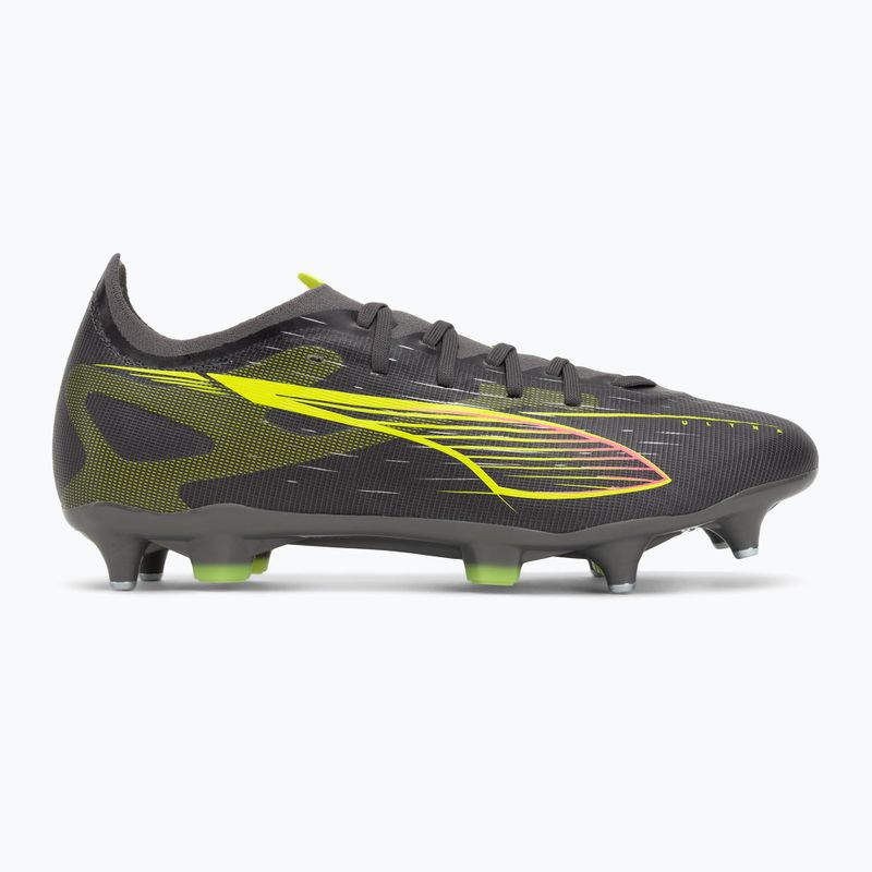 Buty piłkarskie męskie PUMA Ultra 5 Match MxSG matte aged/yellow alert/puma aged silver 2