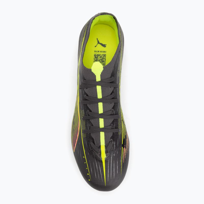 Buty piłkarskie męskie PUMA Ultra 5 Match MxSG matte aged/yellow alert/puma aged silver 5