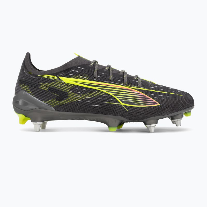 Buty piłkarskie męskie PUMA Ultra 5 Ultimate MxSG matte aged silver/yellow alert/sun struck 2