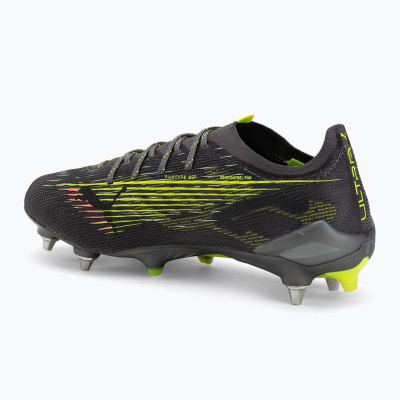 Buty piłkarskie męskie PUMA Ultra 5 Ultimate MxSG matte aged silver/yellow alert/sun struck 3