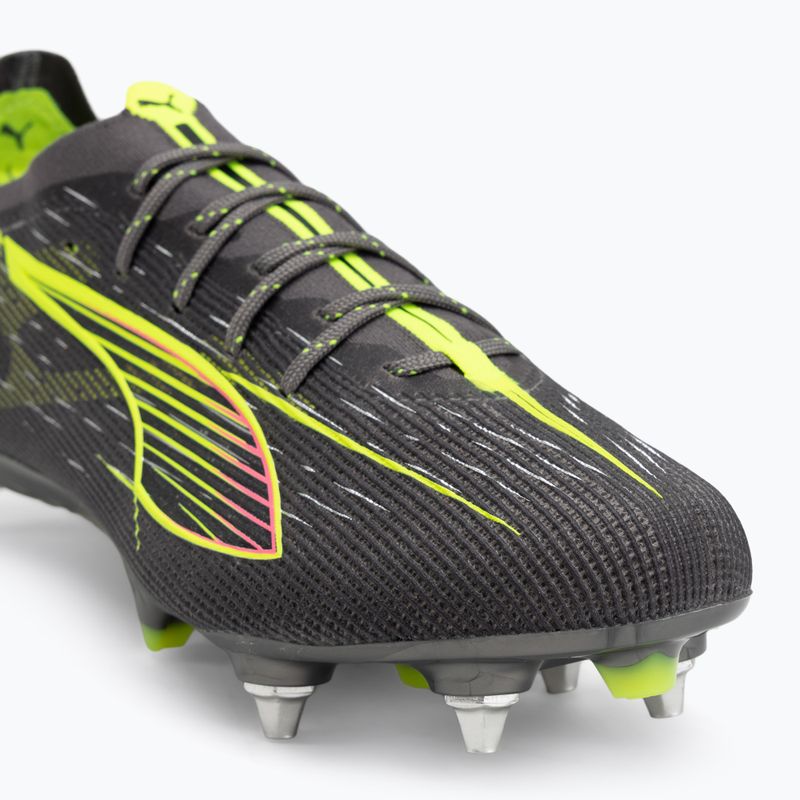 Buty piłkarskie męskie PUMA Ultra 5 Ultimate MxSG matte aged silver/yellow alert/sun struck 7