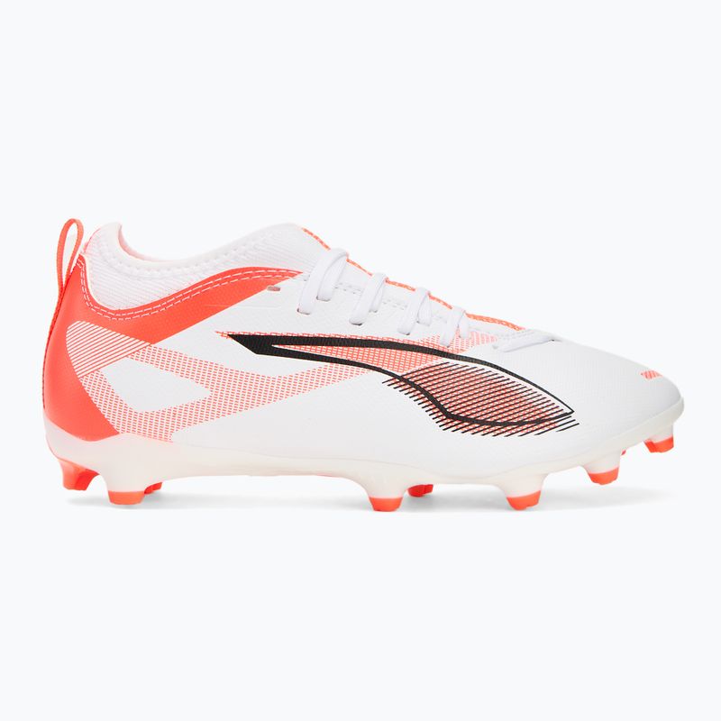 Buty piłkarskie dziecięce PUMA Ultra 5 Match FG/AG Jr puma white/puma black/glowing red 2