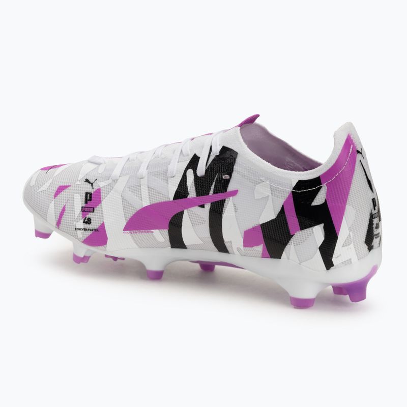 Buty piłkarskie męskie PUMA Ultra 5 Match Forever FG/AG puma white/pure magenta/feather gray/puma black 3