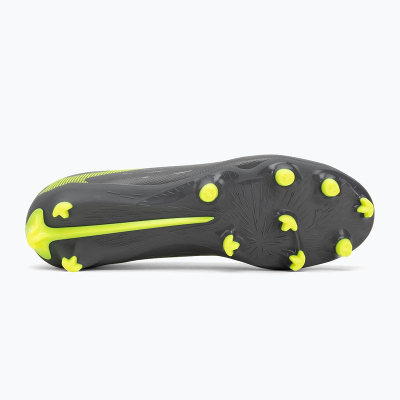 Buty piłkarskie PUMA Ultra 5 Play FG/AG matte aged silver/yellow alert/puma aged silver 4