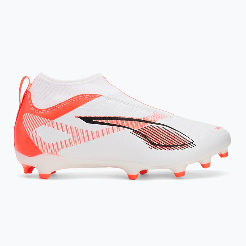 Buty piłkarskie dziecięce PUMA Ultra 5 Match+ LL FG/AG Jr puma white/puma black/glowing red 2