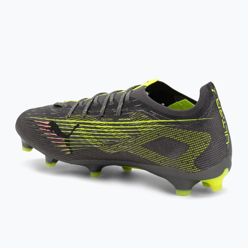 Buty piłkarskie męskie PUMA Ultra 5 Pro FG/AG matte aged silver/yellow alert/sun struck 2