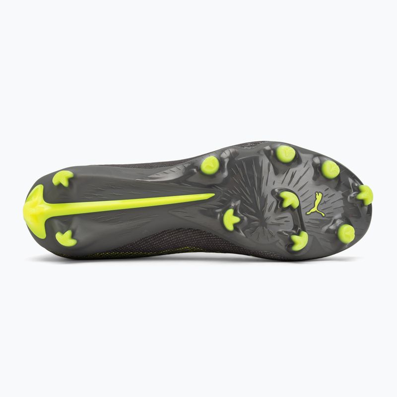 Buty piłkarskie męskie PUMA Ultra 5 Pro FG/AG matte aged silver/yellow alert/sun struck 4