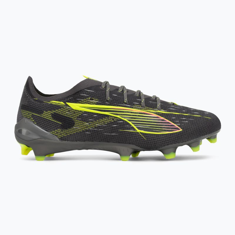 Buty piłkarskie męskie PUMA Ultra 5 Ultimate FG matte aged silver/yellow alert/sun struck 3