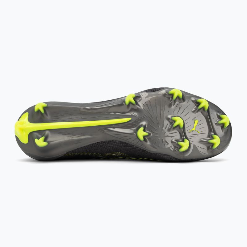 Buty piłkarskie męskie PUMA Ultra 5 Ultimate FG matte aged silver/yellow alert/sun struck 4