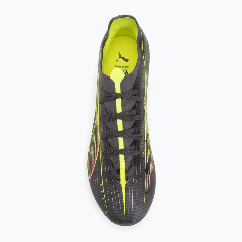 Buty piłkarskie męskie PUMA Ultra 5 Match FG/AG matte aged silver/yellow alert/puma aged silver 5