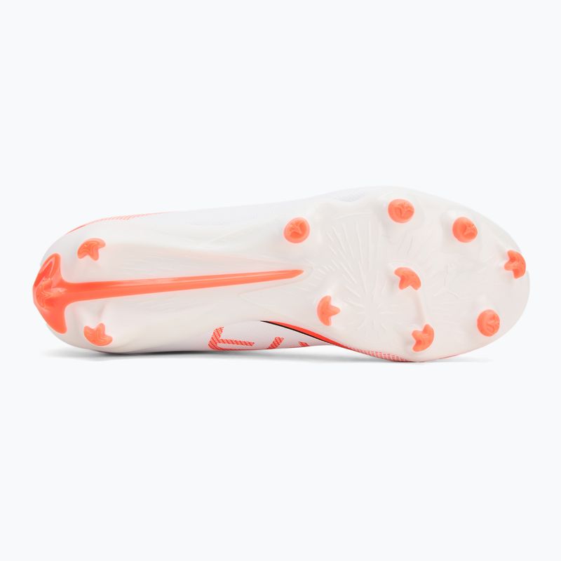 Buty piłkarskie dziecięce PUMA Ultra 5 Play FG/AG Jr puma white/puma black/glowing red 4