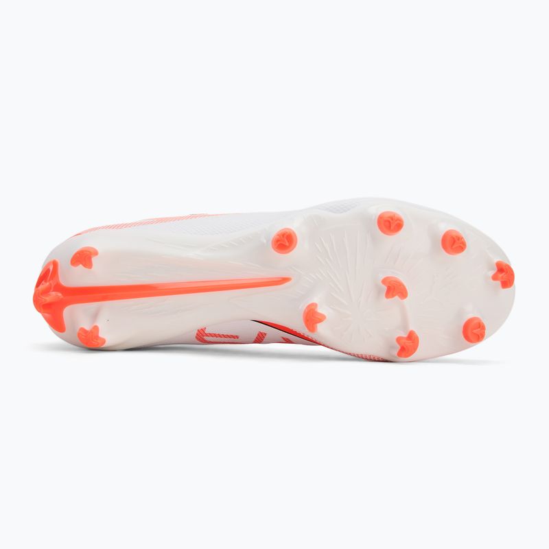 Buty piłkarskie męskie PUMA Ultra 5 Play+ FG/AG puma white/puma black/glowing red 4