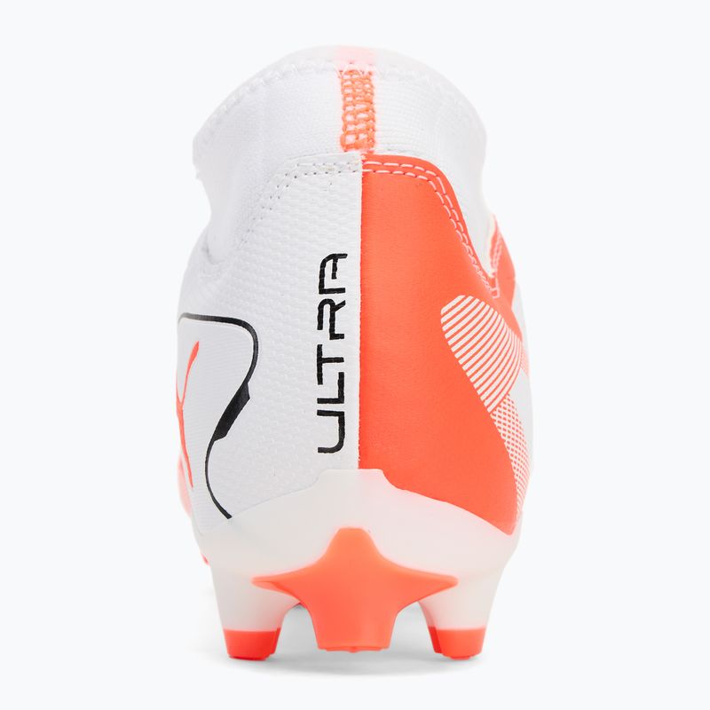 Buty piłkarskie męskie PUMA Ultra 5 Play+ FG/AG puma white/puma black/glowing red 6