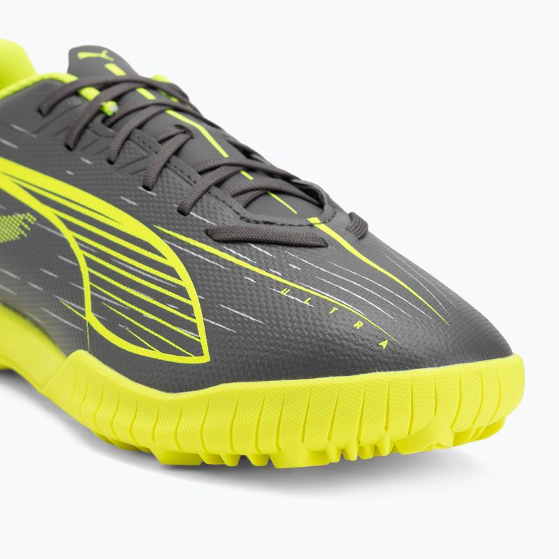 Buty piłkarskie męskie PUMA Ultra 5 Play TT matte aged silver/yellow alert/puma aged silver 7