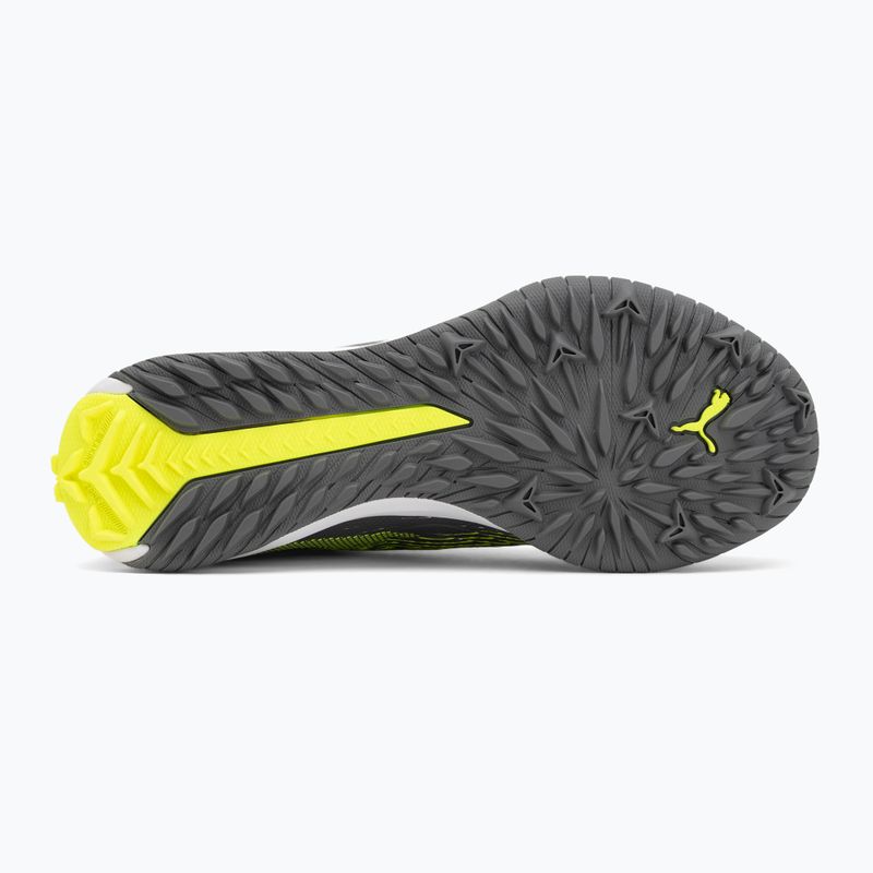 Buty piłkarskie dziecięce PUMA Ultra 5 Match+ LL TT + Mid Jr matte aged silver/yellow alert/puma aged silver 4