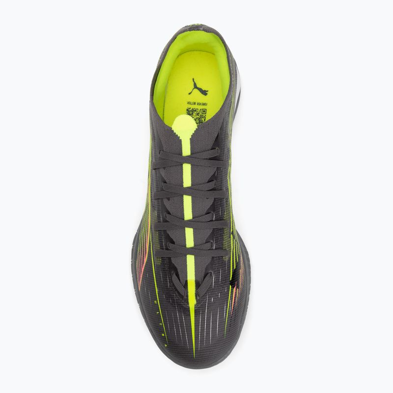 Buty piłkarskie męskie PUMA Ultra 5 Match It matte aged silver/yellow alert/puma aged silver 5