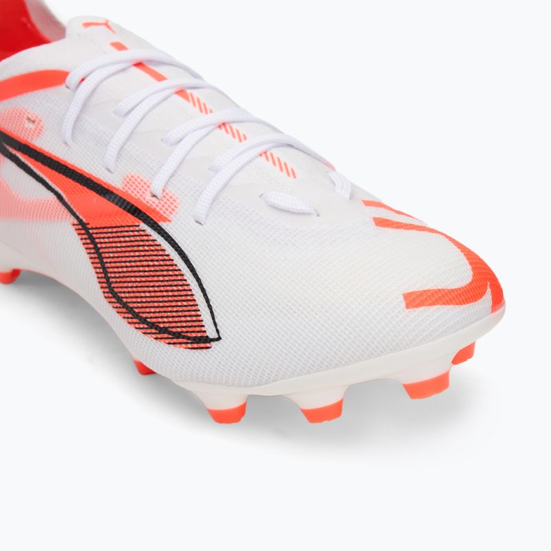 Buty piłkarskie dziecięce PUMA Ultra 5 Pro FG/AG Jr puma white/puma black/glowing red 7