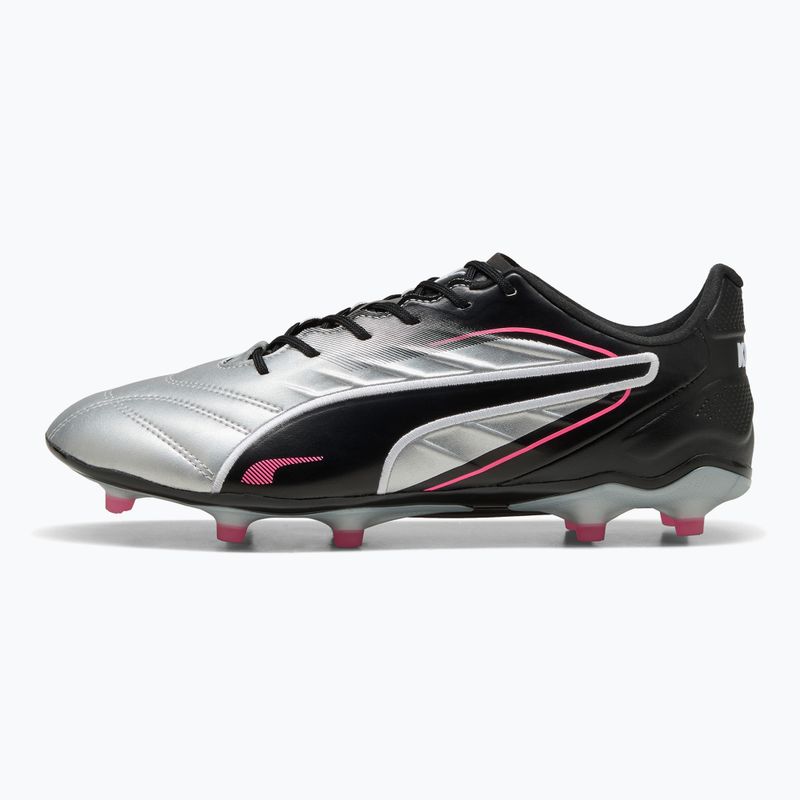Buty piłkarskie męskie PUMA King Pro FG/AG puma silver/puma black/sun struck/puma white