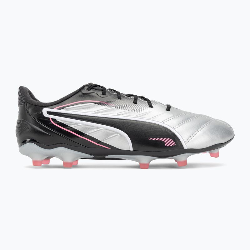 Buty piłkarskie męskie PUMA King Pro FG/AG puma silver/puma black/sun struck/puma white 2
