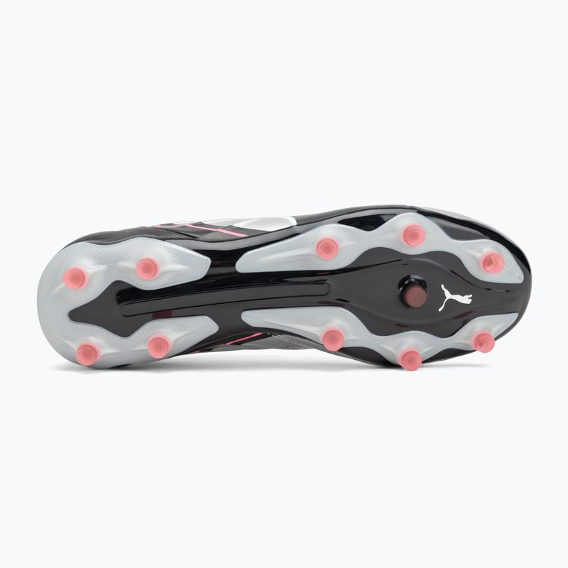 Buty piłkarskie męskie PUMA King Pro FG/AG puma silver/puma black/sun struck/puma white 4
