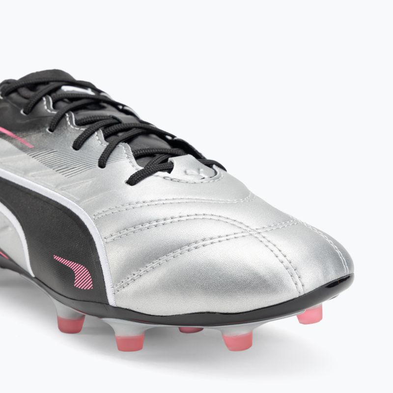 Buty piłkarskie męskie PUMA King Pro FG/AG puma silver/puma black/sun struck/puma white 7