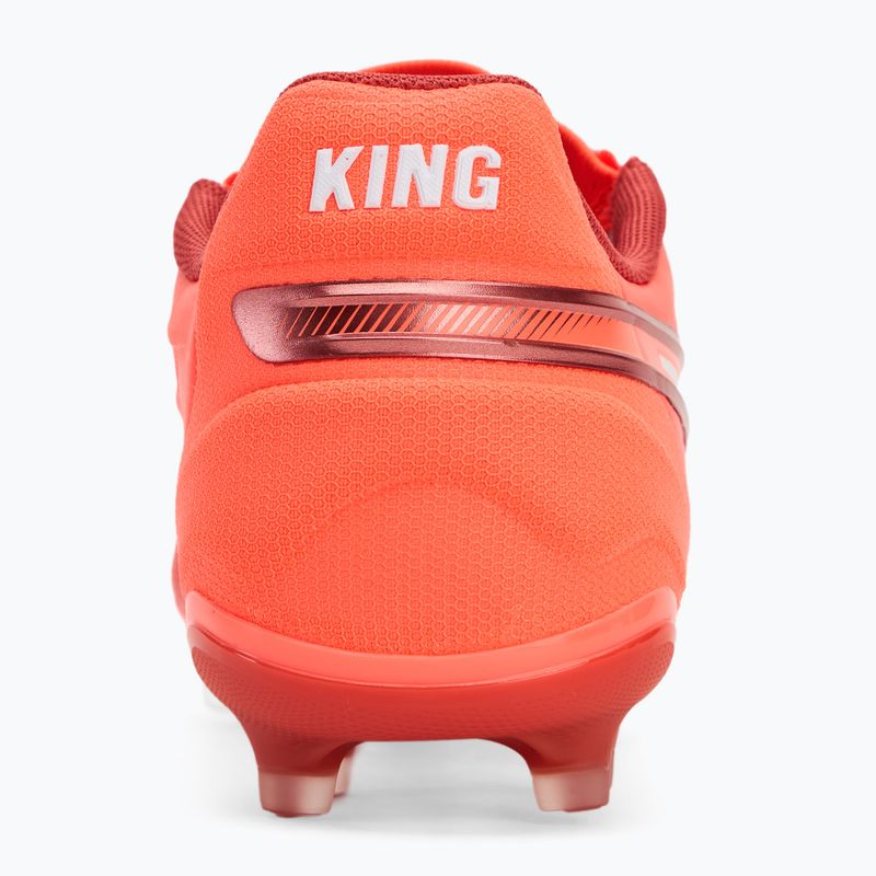 Buty piłkarskie męskie PUMA King Match FG/AG glowing red/puma white/red fire 6