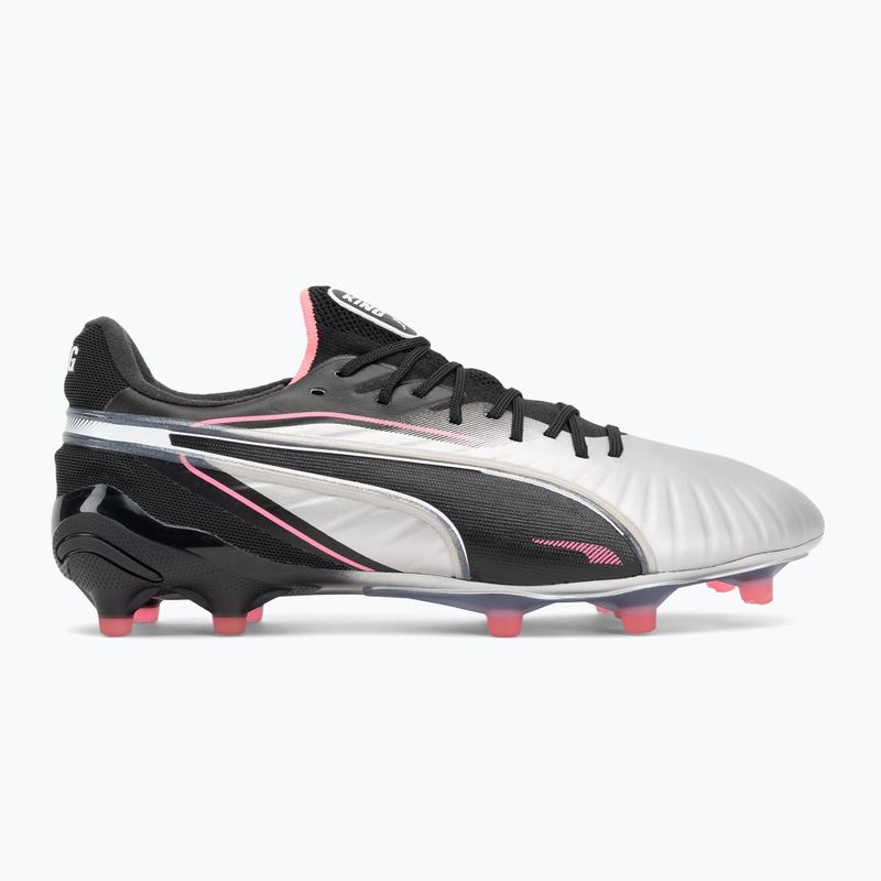 Buty piłkarskie męskie PUMA King Ultimate FG/AG puma silver/puma black/sun struck/puma white 2