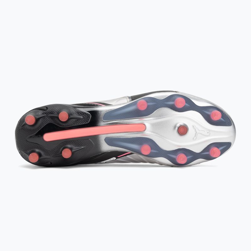 Buty piłkarskie męskie PUMA King Ultimate FG/AG puma silver/puma black/sun struck/puma white 4