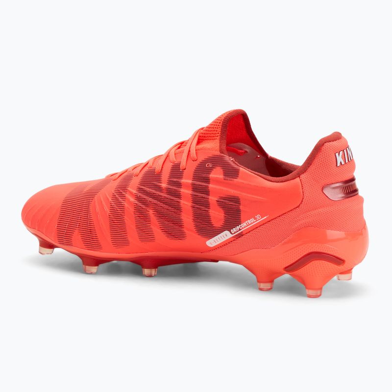 Buty piłkarskie męskie PUMA King Ultimate FG/AG glowing red/puma white/red fire 3