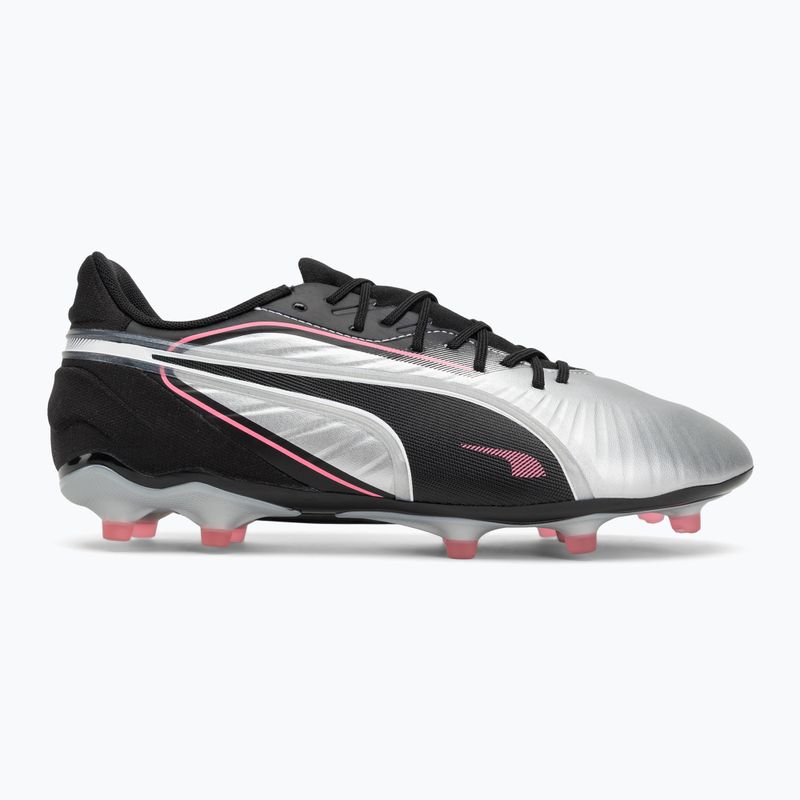 Buty piłkarskie męskie PUMA King Match FG/AG puma silver/puma black/sun struck/puma white 2