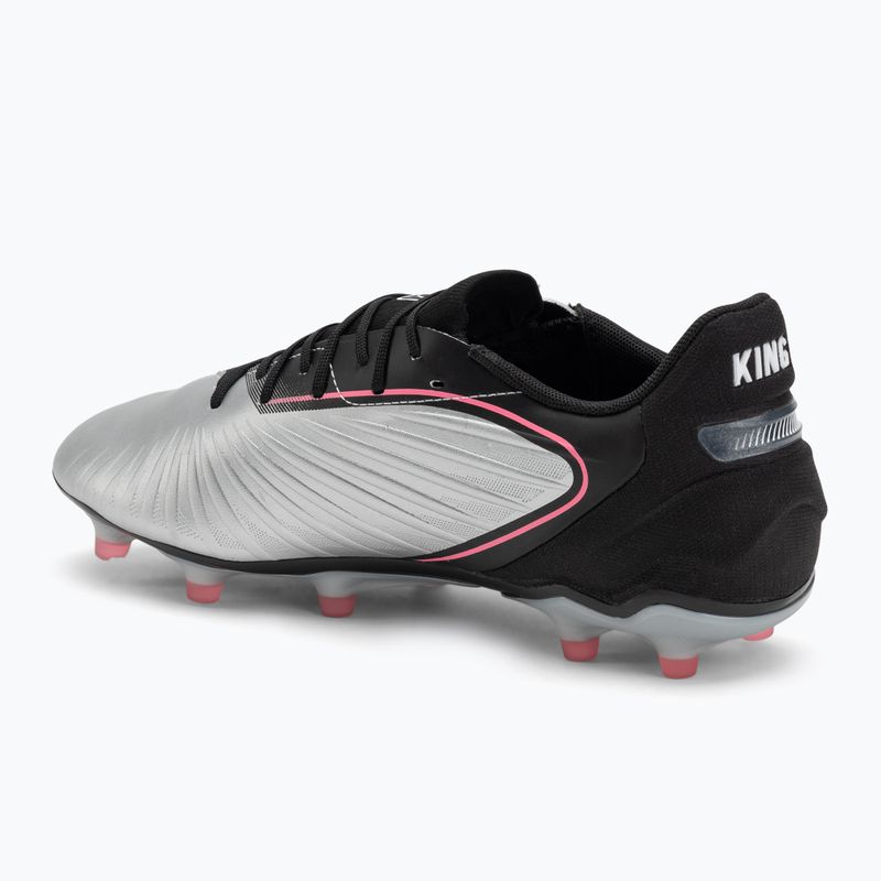 Buty piłkarskie męskie PUMA King Match FG/AG puma silver/puma black/sun struck/puma white 3