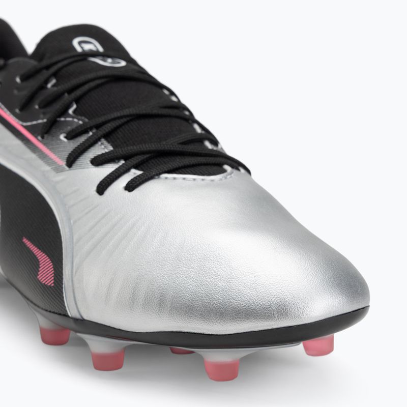 Buty piłkarskie męskie PUMA King Match FG/AG puma silver/puma black/sun struck/puma white 7