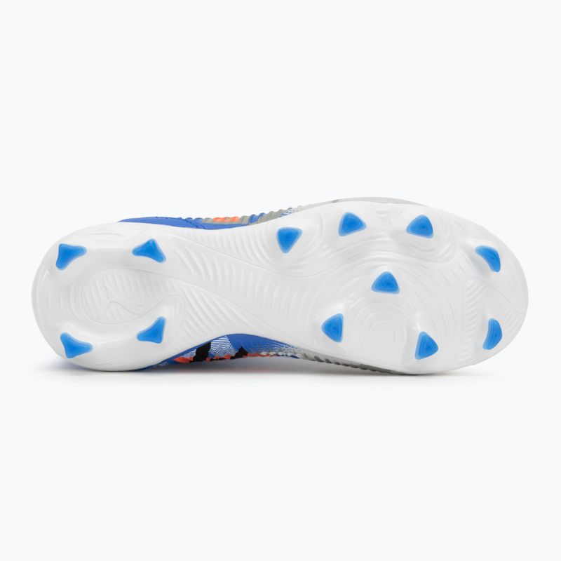 Buty piłkarskie dziecięce PUMA Future 8 Match Forever FG/AG Jr white/ultra blue/feather gray/puma black/glowing red 4