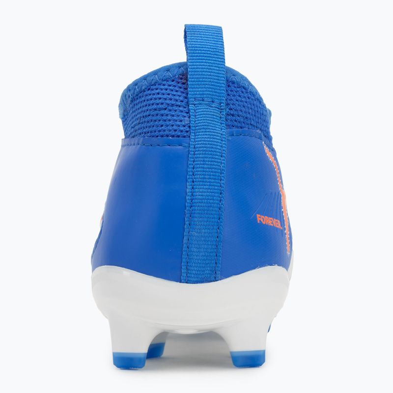 Buty piłkarskie dziecięce PUMA Future 8 Match Forever FG/AG Jr white/ultra blue/feather gray/puma black/glowing red 6