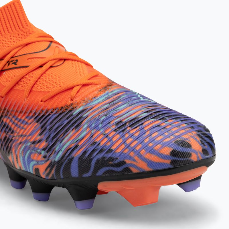 Buty piłkarskie męskie PUMA Future 8 Match Creativity FG/AG orange poppy/black/dark amethyst/electric peppermint 7