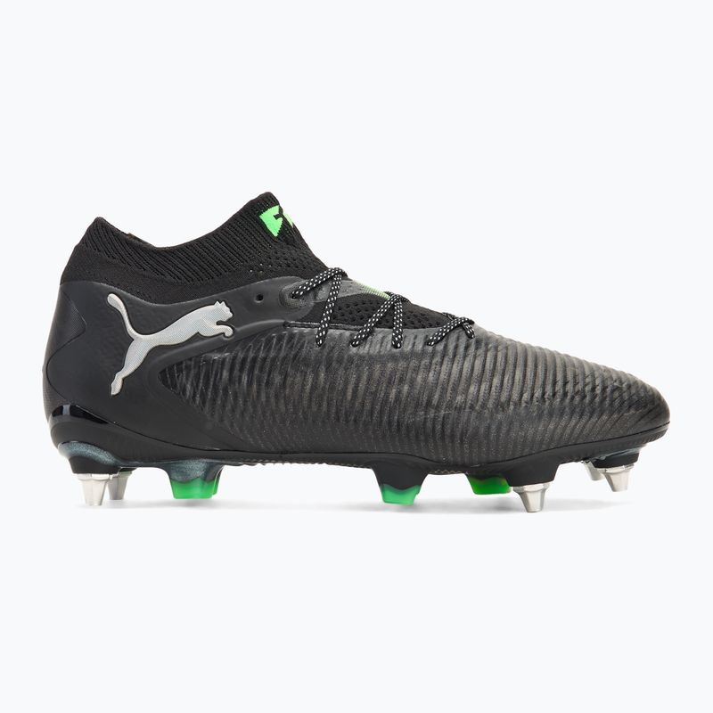Buty piłkarskie męskie PUMA Future 8 Ultimate MxSG puma black/cool light gray/fluo green 2