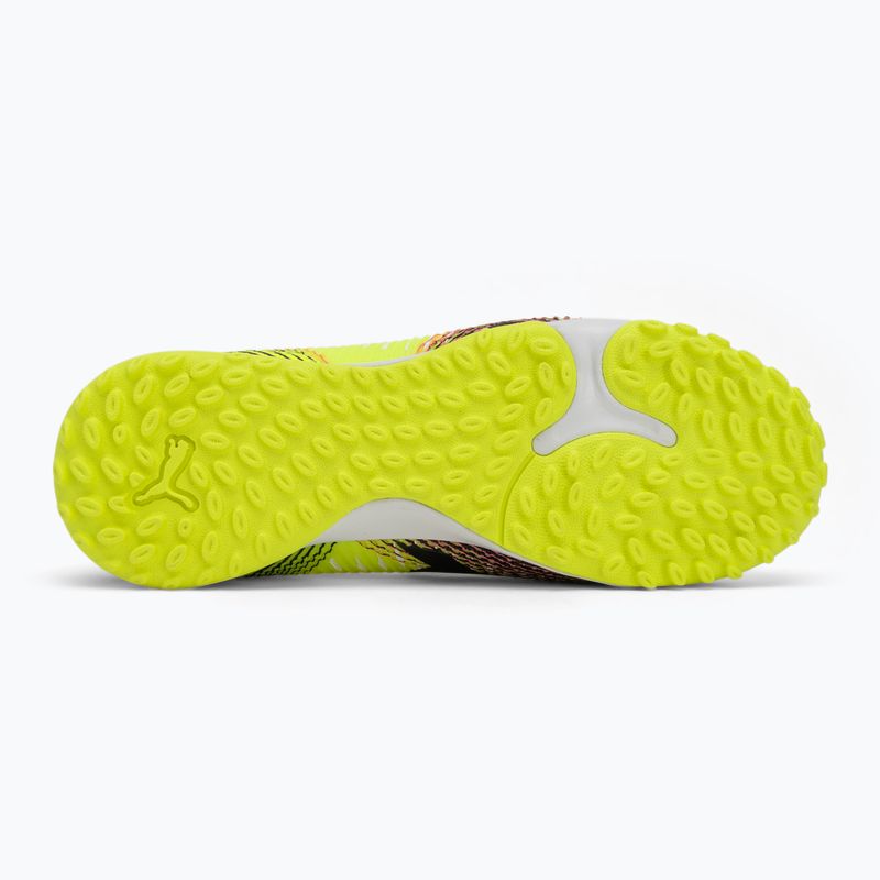 Buty piłkarskie dziecięce PUMA Future 8 Match TT + Mid yellow alert/ puma black/ sun struck 4