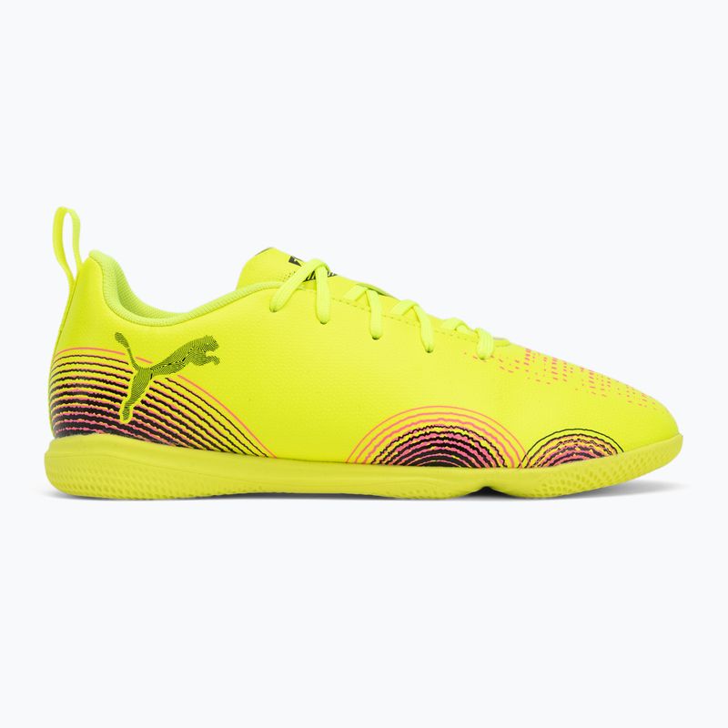 Buty piłkarskie dziecięce PUMA Future 8 Play It yellow alert/ puma black/ sun struck 2