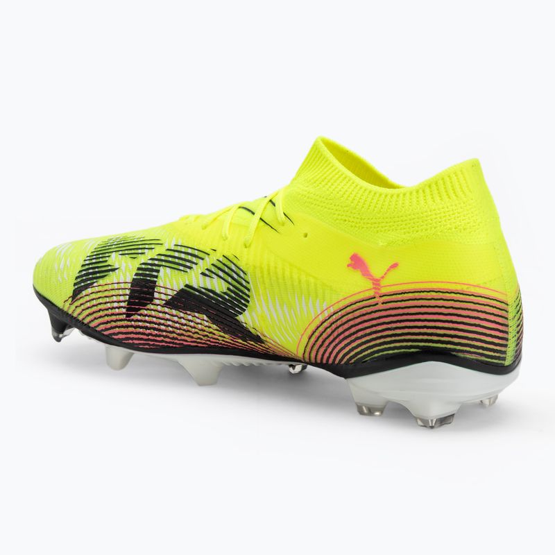 Buty piłkarskie męskie PUMA Future 8 Match FG/AG yellow alert/ puma black/ sun struck 3