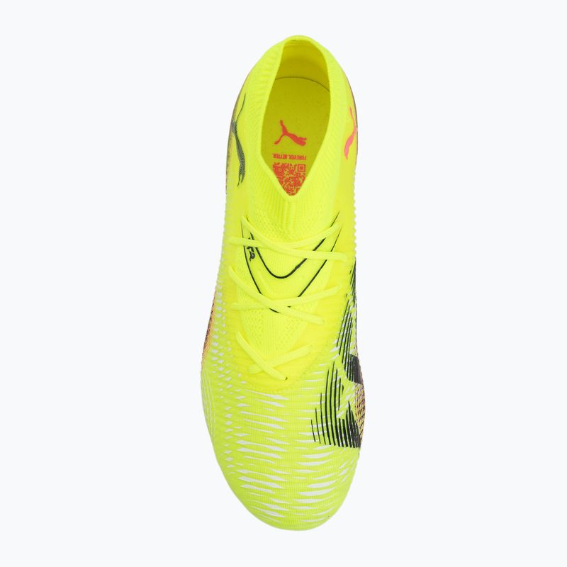 Buty piłkarskie męskie PUMA Future 8 Match FG/AG yellow alert/ puma black/ sun struck 5