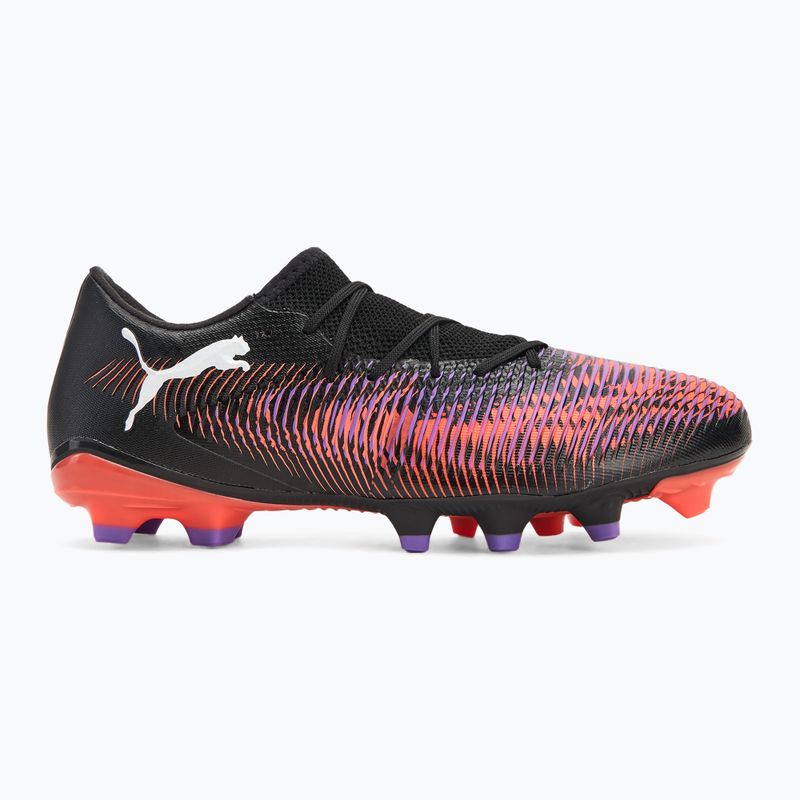 Buty piłkarskie męskie PUMA Future 8 Match Low FG/AG puma black/ puma white/ glowing red 2