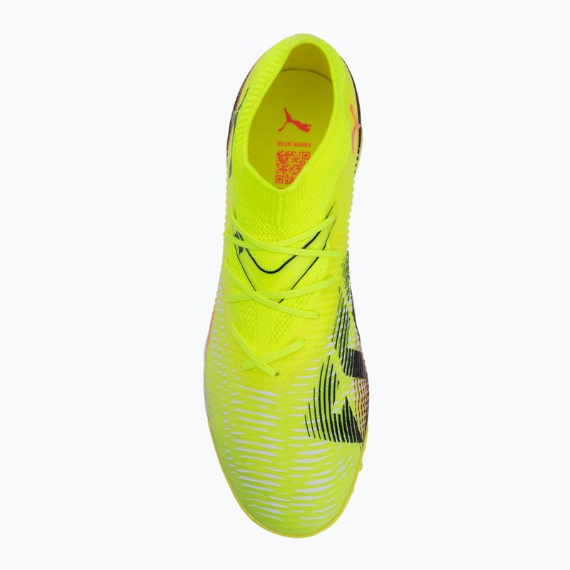 Buty piłkarskie męskie PUMA Future 8 Match TT yellow alert/ puma black/ sun struck 5