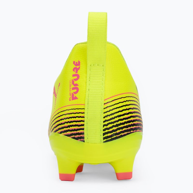 Buty piłkarskie dziecięce PUMA Future 8 Play FG/AG Jr yellow alert/puma black/sun struck 6