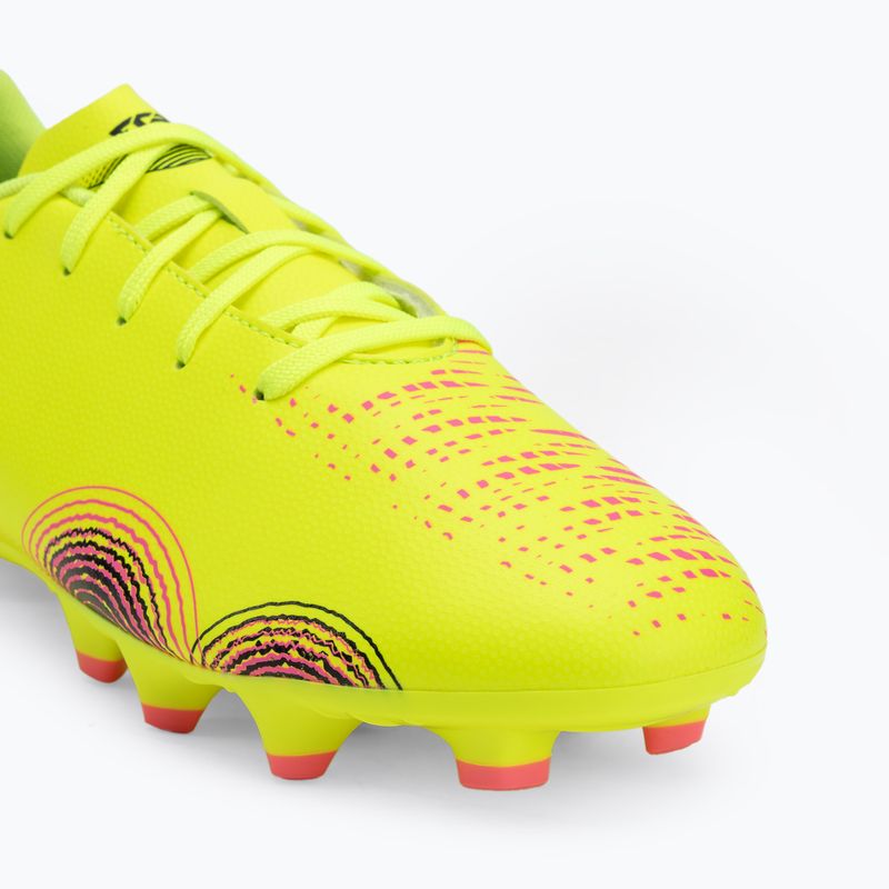 Buty piłkarskie dziecięce PUMA Future 8 Play FG/AG Jr yellow alert/puma black/sun struck 7